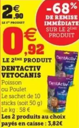 Hyper U Dentactiv vetocanis offre