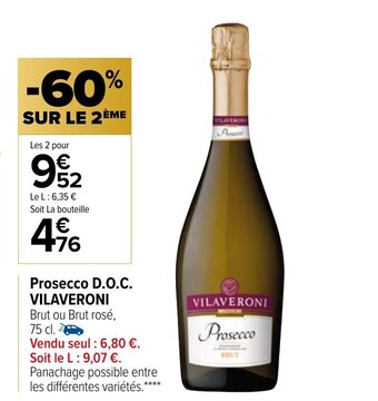 Carrefour Prosecco D.O.C. Vilaveroni offre