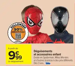 Carrefour Market Déguisements et accessoires enfant offre
