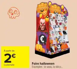 Carrefour Market Foire halloween offre