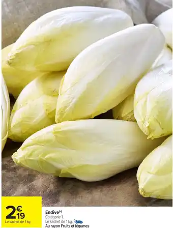 Carrefour Market Endive offre