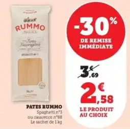 Super U Pates rummo offre