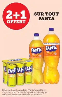 Super U Sur tout fanta offre