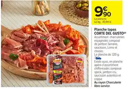 Carrefour Market CORTE DEL GUSTO Planche tapas offre