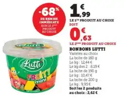 Super U Bonbons lutti offre