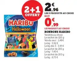Super U Bonbons haribo offre
