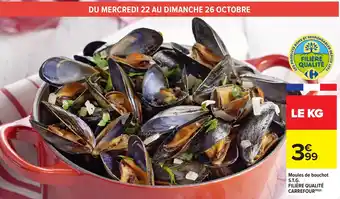 Carrefour Market Moules de bouchot s.t.g. filière qualité carrefour offre