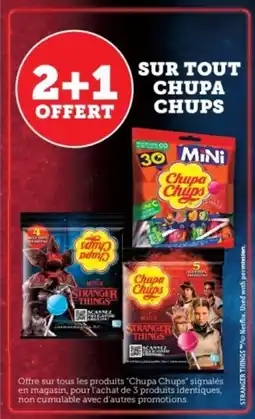 Super U Sur tout chupa chups offre