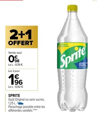 Carrefour Sprite offre