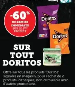 Super U Sur tout doritos offre