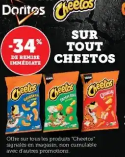 Super U Sur tout cheetos offre