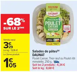 Carrefour Market DAUNAT Salades de pâtes offre