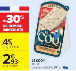 Carrefour Market LE COQ offre