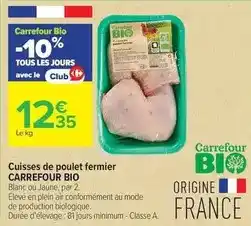 Carrefour Drive Carrefour - cuisses de poulet fermier offre