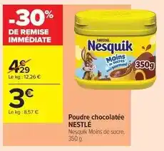 Carrefour Drive Nestlé - poudre chocolatée offre