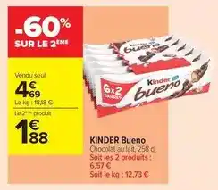 Carrefour Drive Ferrero rocher - kinder bueno offre