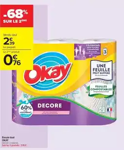 Carrefour Drive Okay - essuie-tout offre