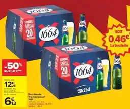 Carrefour 1664 - bière blonde format spécial offre