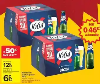 Carrefour 1664 - bière blonde format spécial offre
