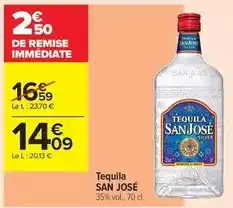 Carrefour Drive San jose - tequila offre