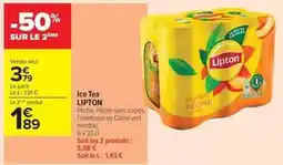 Carrefour Drive Lipton - ice tea offre