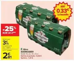 Carrefour Koenigsbier - bière offre