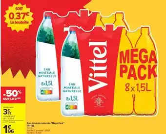 Carrefour Vittel - eau minerale naturelle offre