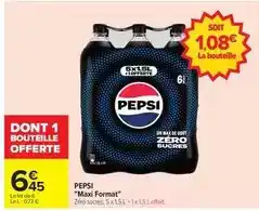 Carrefour Pepsi - maxi format offre
