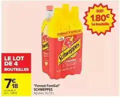 Carrefour Schweppes - format familial offre