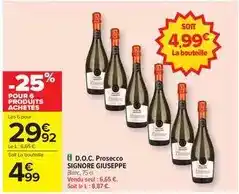 Carrefour Giuseppe - d.o.c. prosecco offre