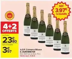 Carrefour Brut - a.o.p. crémant d'alsace offre