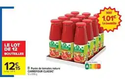 Carrefour Carrefour - purée de tomates nature offre