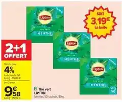 Carrefour Lipton - the vert offre