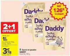 Carrefour Daddy - sucre en poudre offre