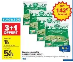 Carrefour Carrefour - légumes surgelés offre