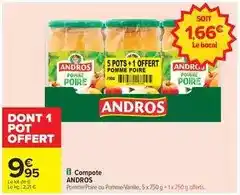 Carrefour Andros - compote offre