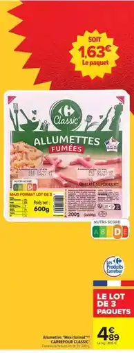 Carrefour Carrefour - allumettes en'or offre