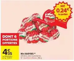 Carrefour Babybel - mini offre