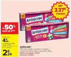 Carrefour Signal - apericube offre