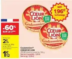 Carrefour Coeur de lion - coulommiers offre
