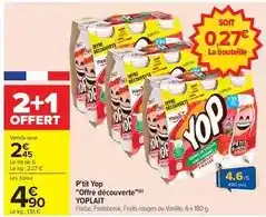 Carrefour Yoplait - p'tit yop offre découverte offre