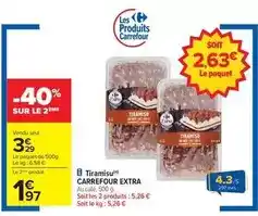 Carrefour Carrefour - tiramisu extra offre
