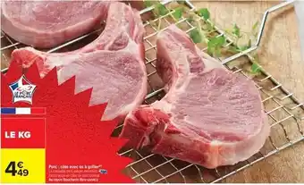 Carrefour Porc: diete avec a griller offre