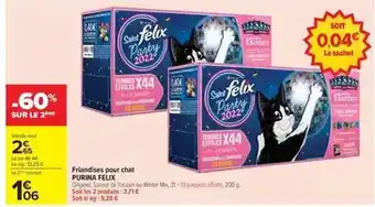 Carrefour Purina - friandises pour chat offre
