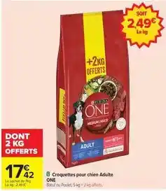 Carrefour Purina - croquettes pour chien adulte offre