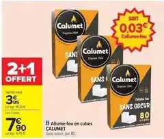 Carrefour Allume-feu en cubes offre