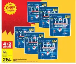 Carrefour Finish - quantum pour lave-vaisselle offre