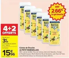 Carrefour Le petit marseillais - crème de douche offre