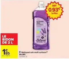 Carrefour Good - nettoyant sols multi surfaces offre