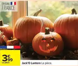 Carrefour Jack'o lantern la pièce offre